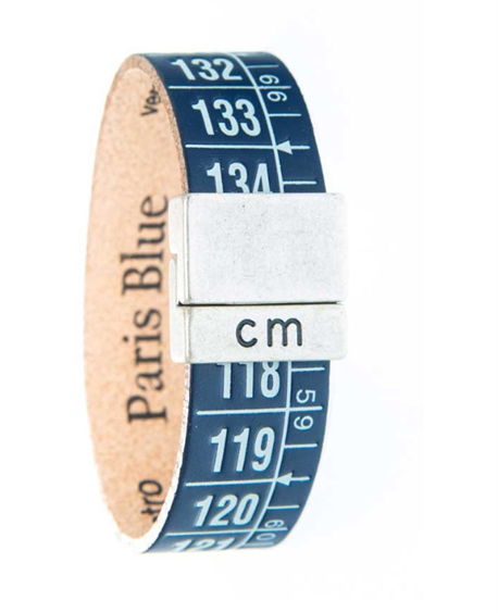 Bracelet Il Centimetro in Cuir PARIS BLUE - PARIS BLUE